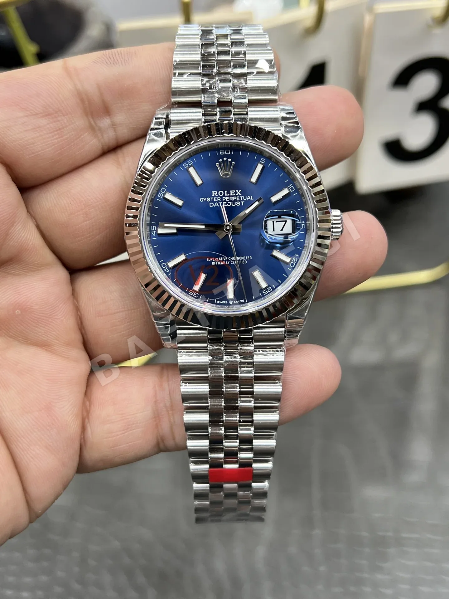 롤렉스 데이트저스트 VS 공장 41mm 시계 43068