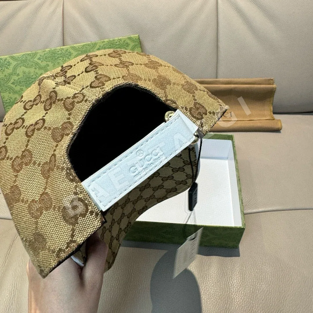 구찌 로고 웨빙 캔버스 야구모자 상세 이미지 7