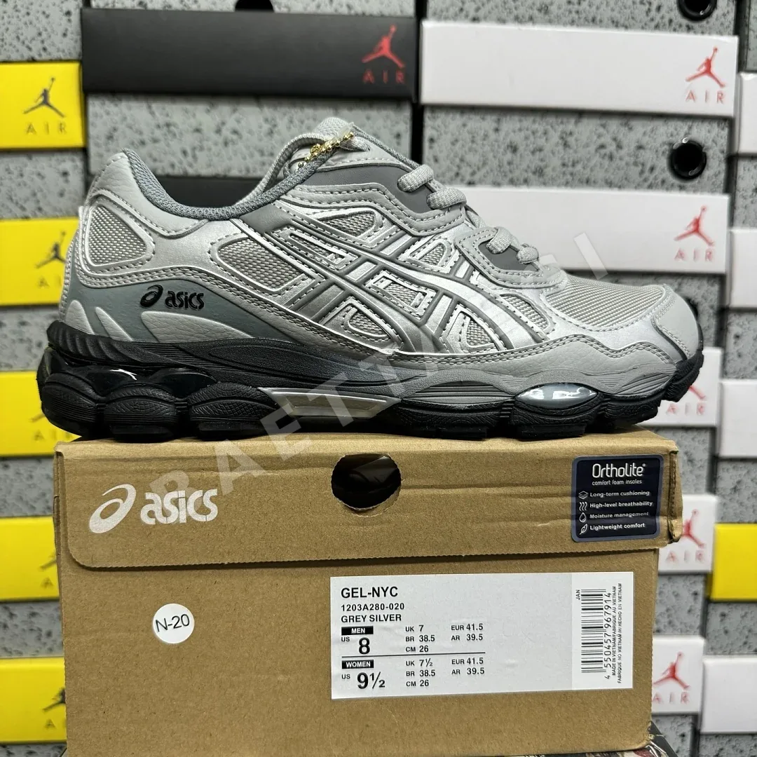 아식스 [WZ] 젤 NYC 미드 1203A280-020 200377 Asics Gel-NYC Mid Grey Sheet Rock