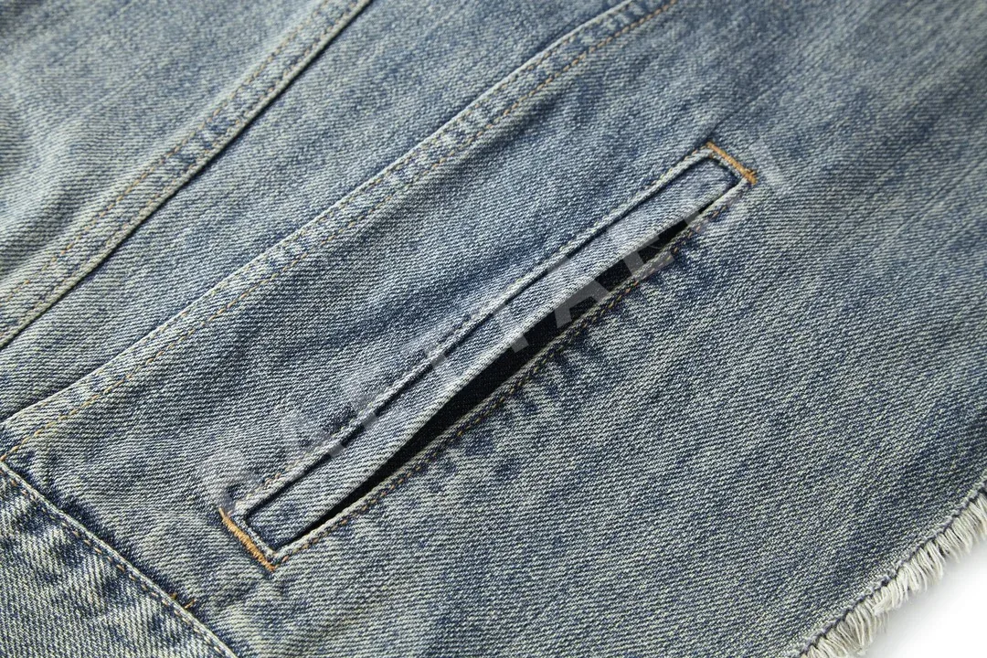 발렌시아가 패치워크 후드 데님 자켓 상세 이미지 5