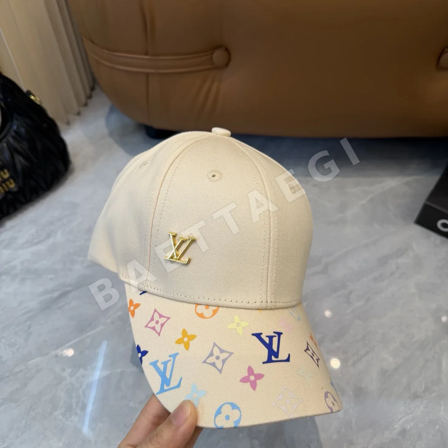 루이비통 자수 야구모자 상세 이미지 2