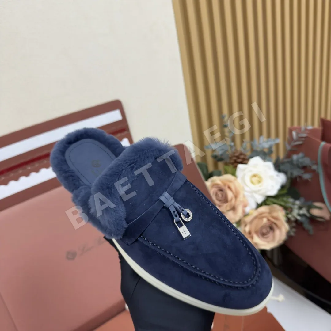 로로피아나 샌들 스웨이드 마이 참 장식 상세 이미지 9