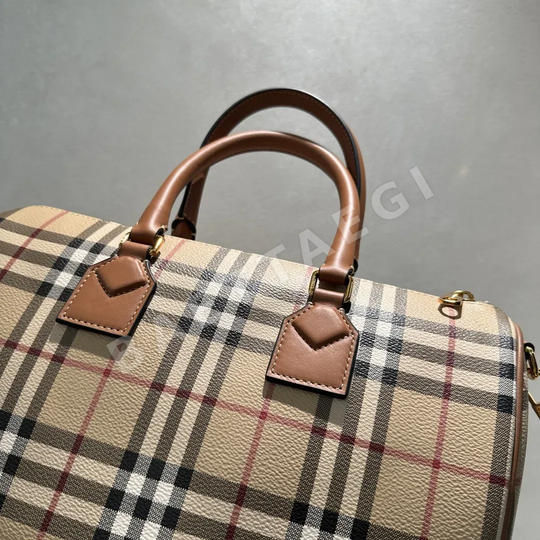 버버리 빈티지 체크 보스턴 가방 상세 이미지 5
