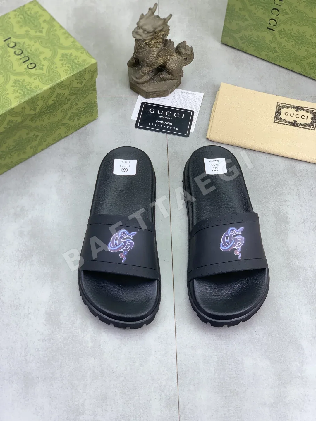 구찌 뱀띠 더블 G 샌들 상세 이미지 2