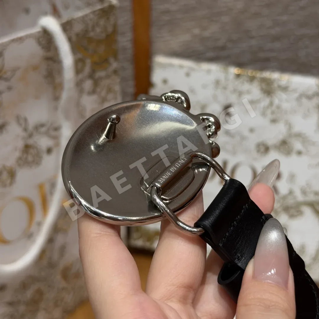 디올 메탈 버클 스무스 카프벨트 상세 이미지 5