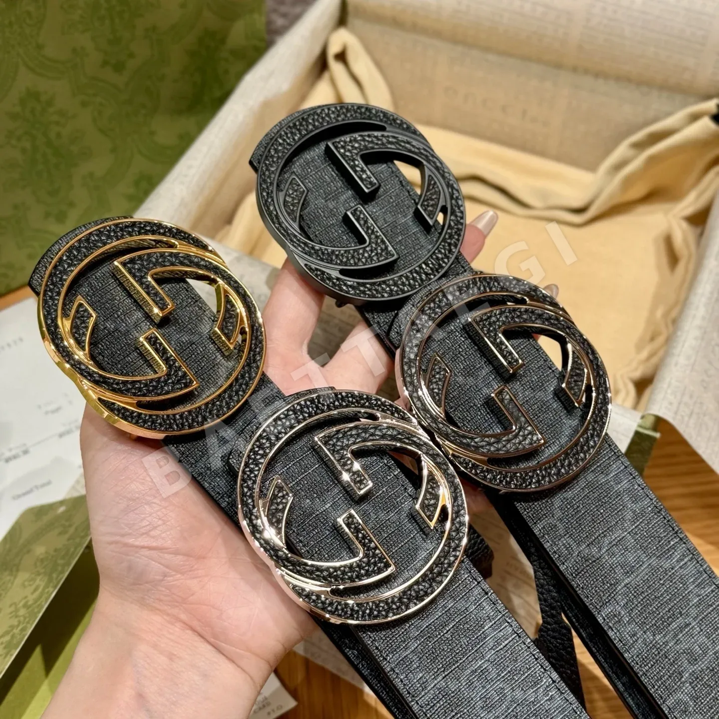 구찌 GG 마몬트 양면 벨트 상세 이미지 2