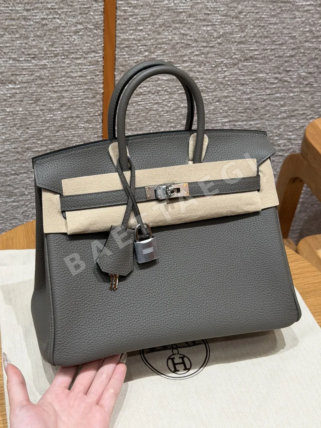 에르메스 버킨 25 토고 가죽 가방 144794