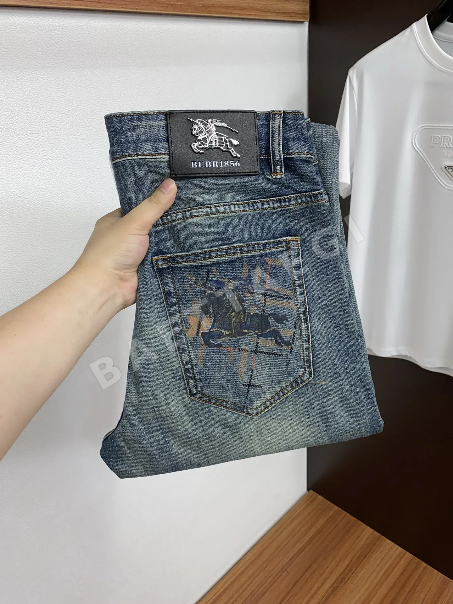 버버리 남성 데님 바지 52742