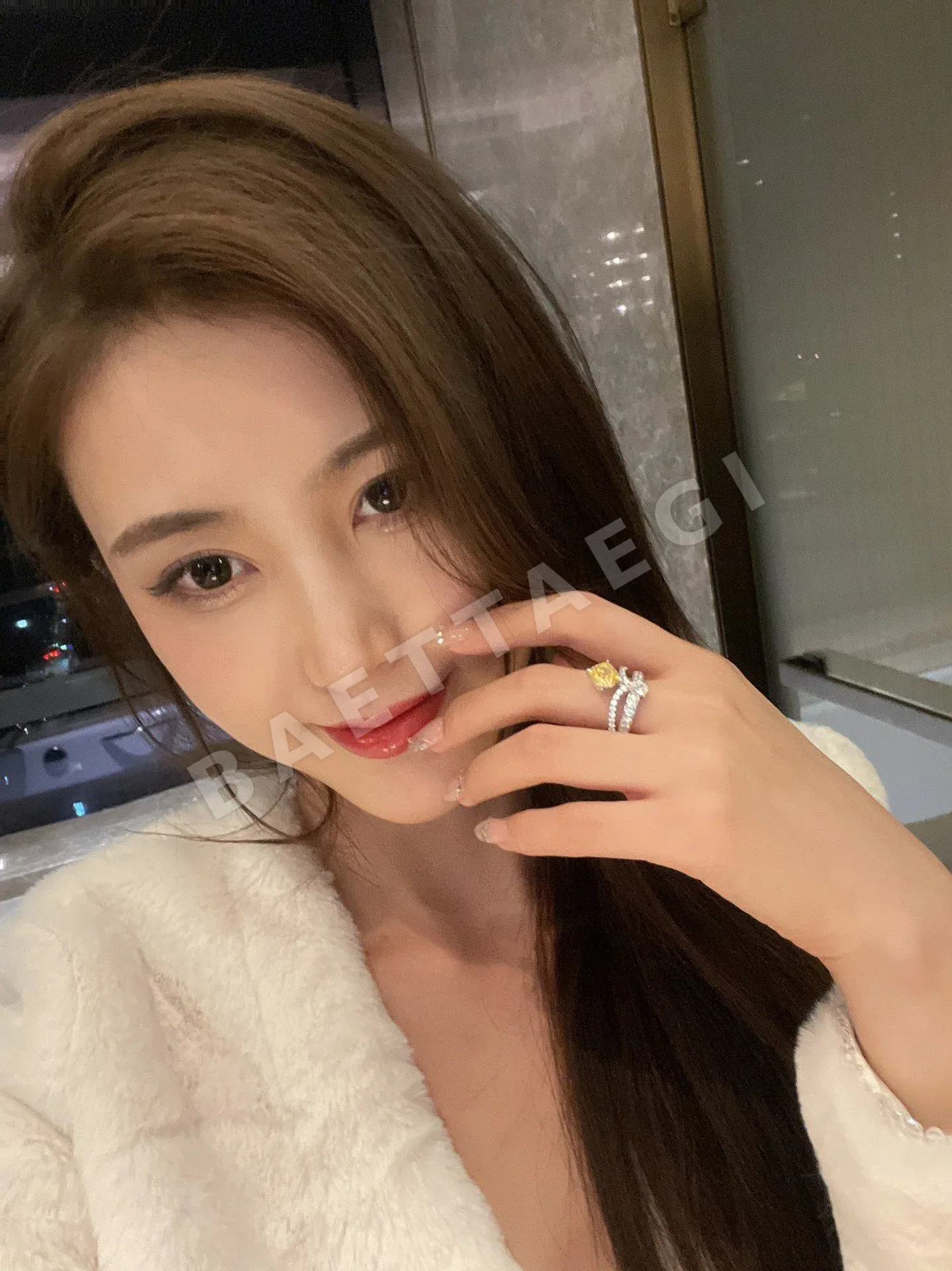 쇼메 옐로우 다이아몬드 골드 도금 반지 상세 이미지 2