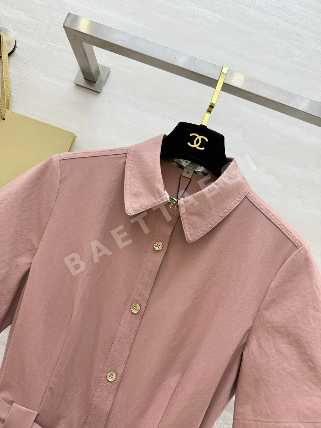 버버리 체크 셔츠 원피스 상세 이미지 2