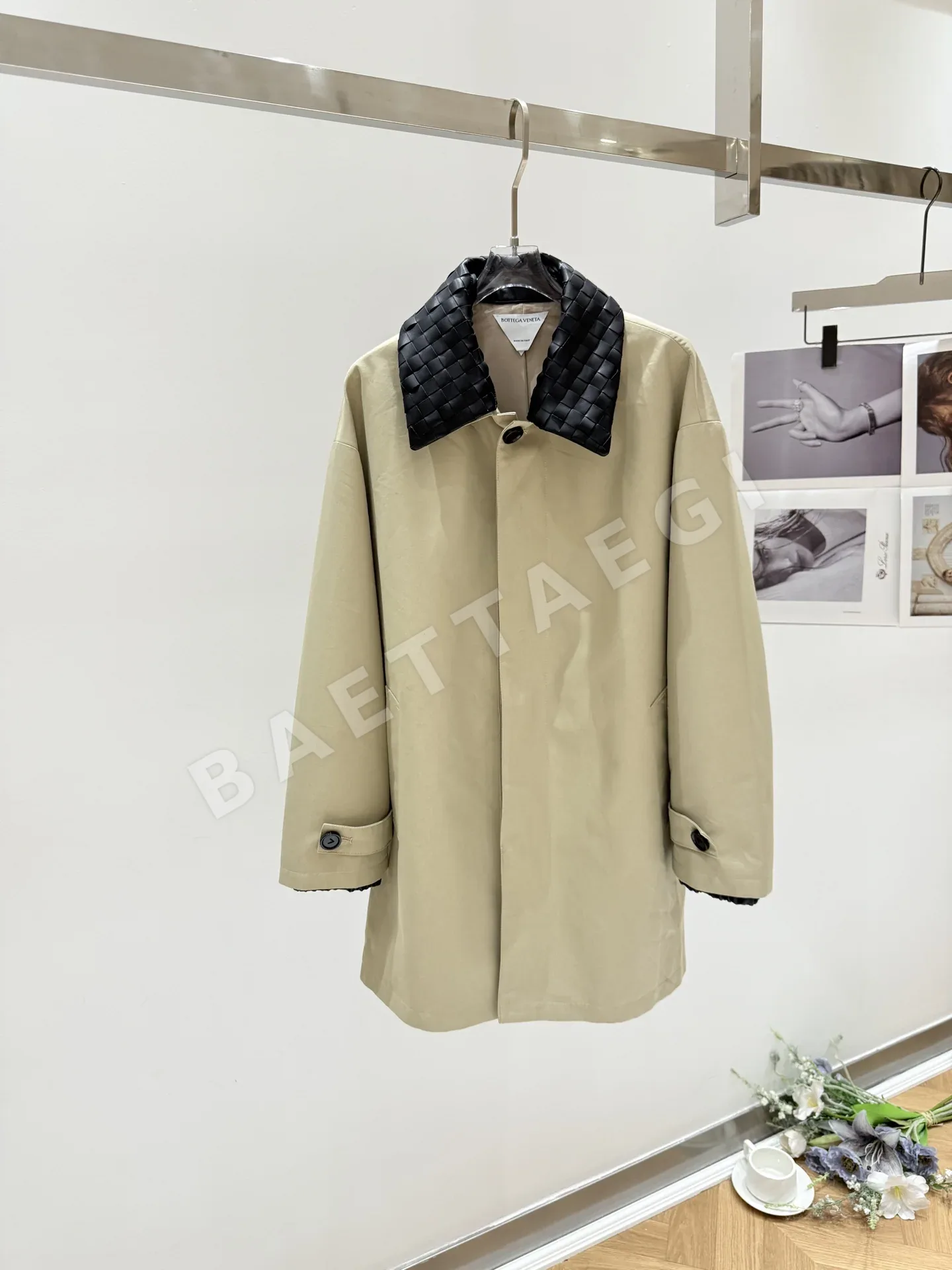 보테가베네타 여성 라펠 자켓 208562