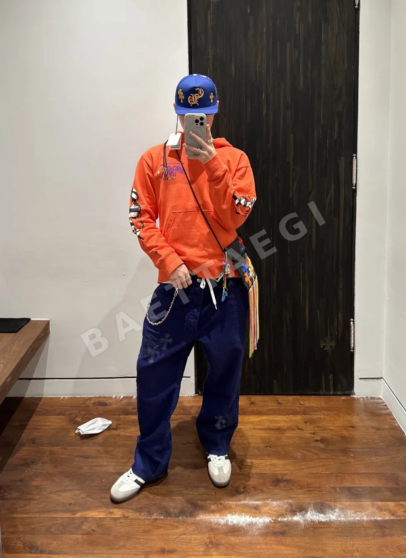 크롬하츠 파란 십자 야구모자 상세 이미지 10