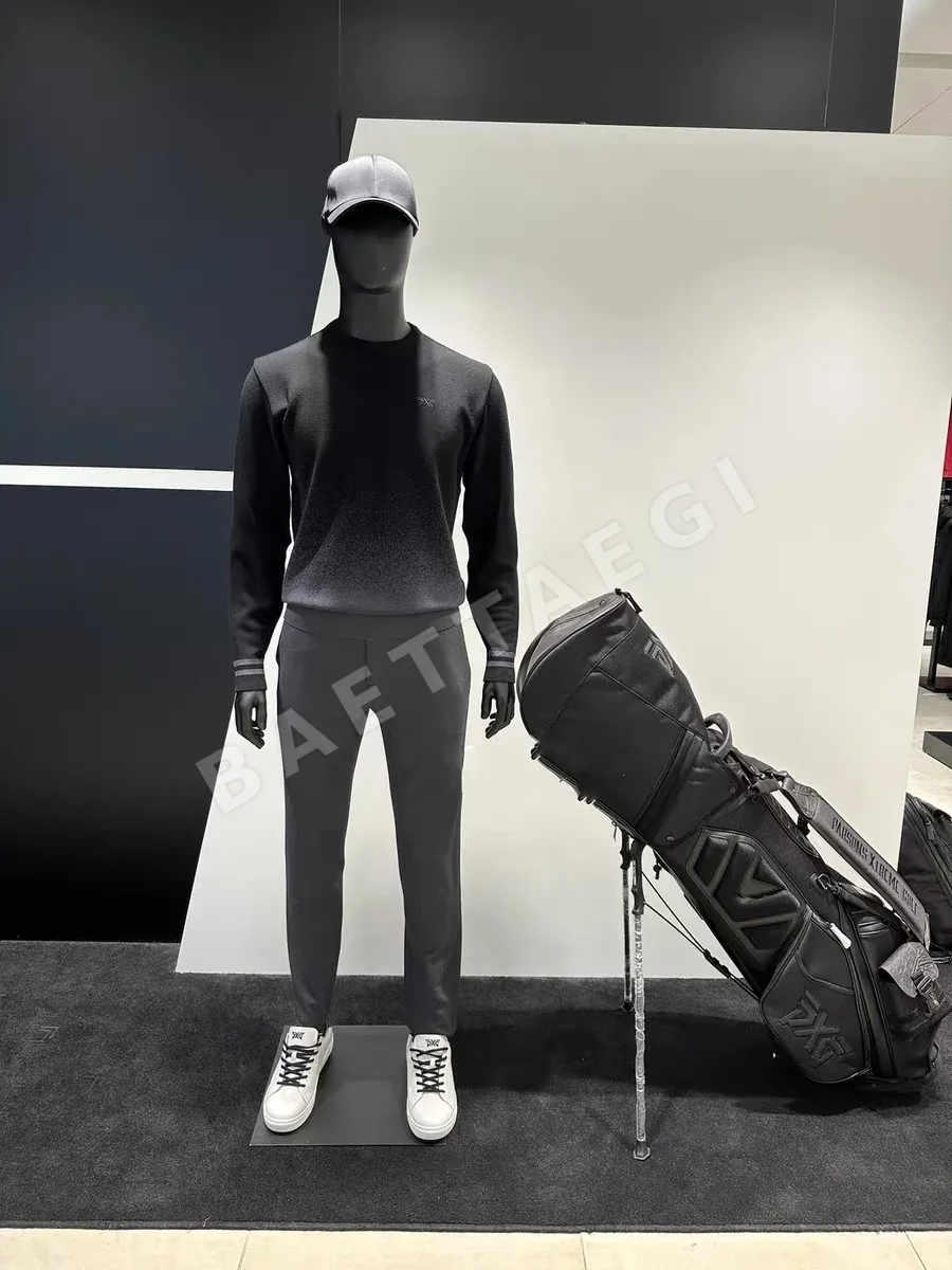 PXG 그라데이션 크루넥 니트 스웨터 남성용 상세 이미지 5