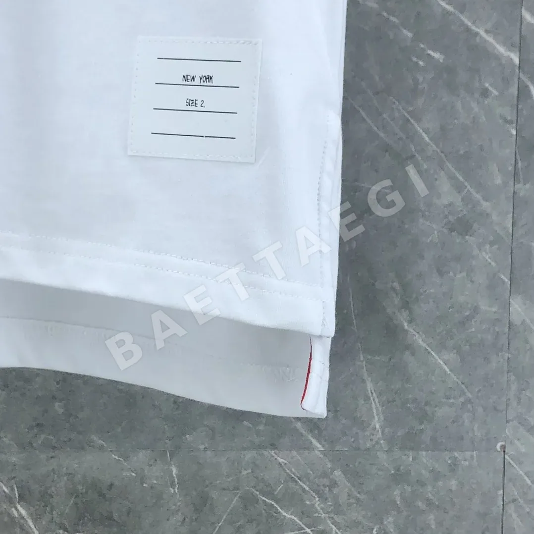 톰브라운 남성 낙서 무늬 반팔 티셔츠 상세 이미지 7