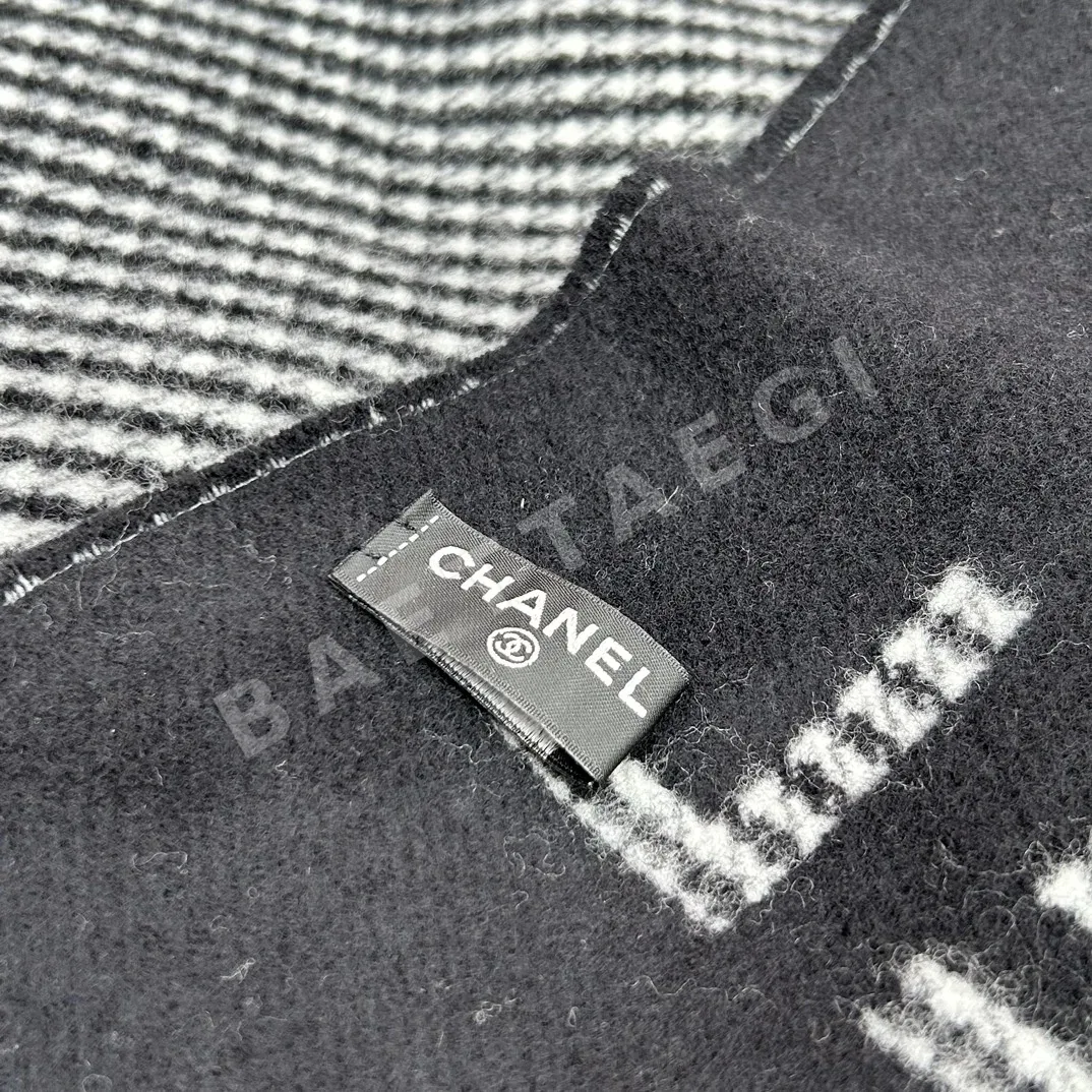샤넬 하운드투스 캐시미어 머플러 상세 이미지 9