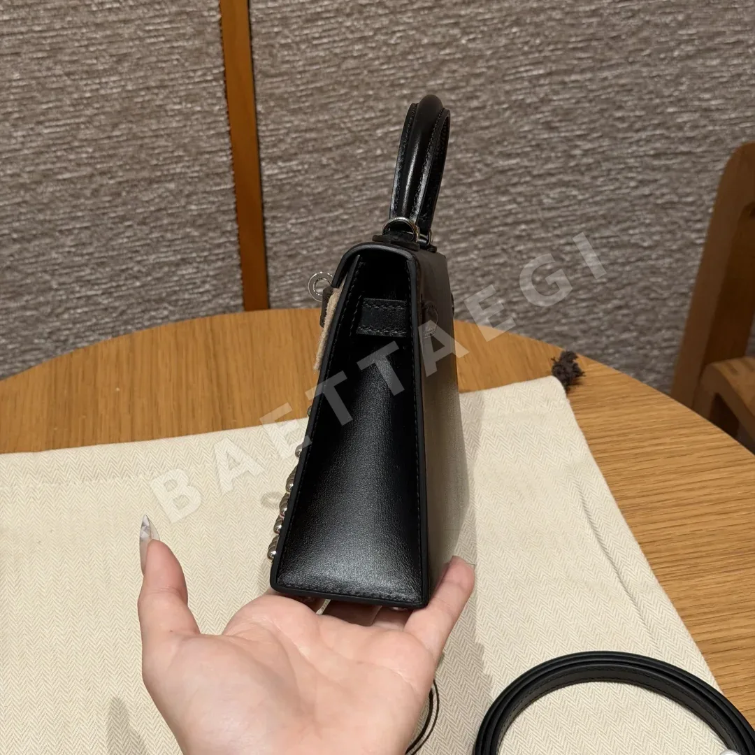 에르메스 켈리 미니 박스 가죽 가방 상세 이미지 4