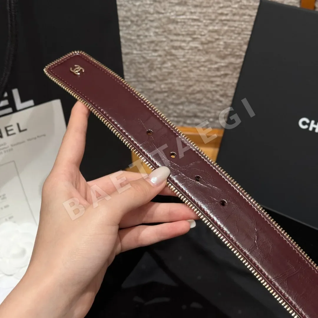 샤넬 양면 가죽 체인 벨트 상세 이미지 7
