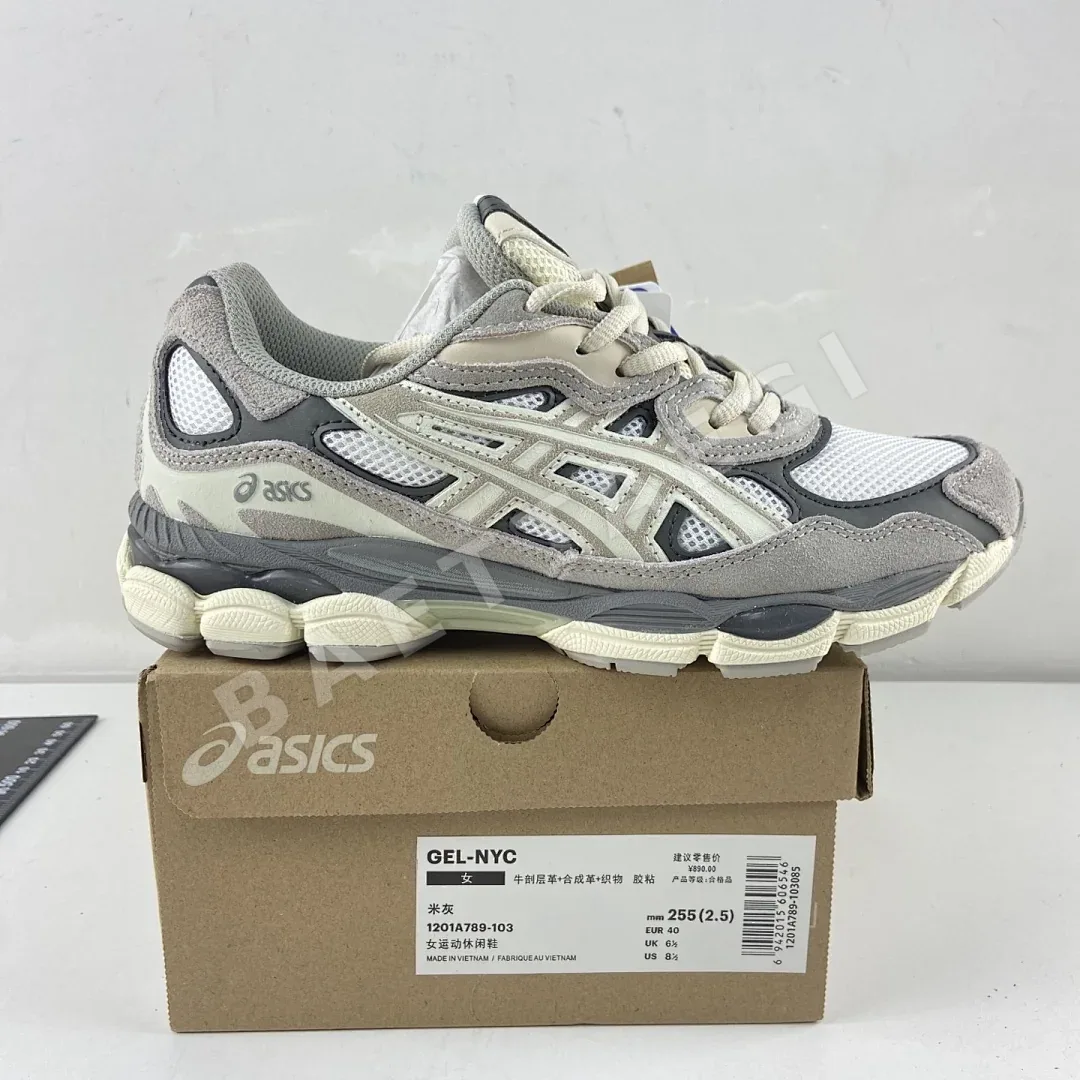 아식스 [HP] 젤 NYC 1201A789-103 200215 Asics Gel-NYC Oyster Grey