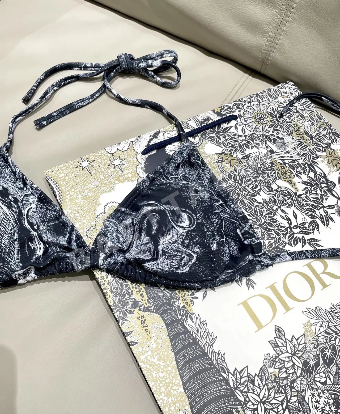 디올 애니멀 프린트 여성 원피스 수영복 상세 이미지 11