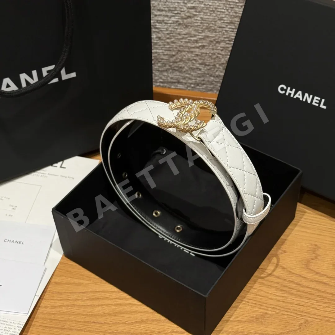 샤넬 램스킨 더블 C 메탈 벨트 상세 이미지 3