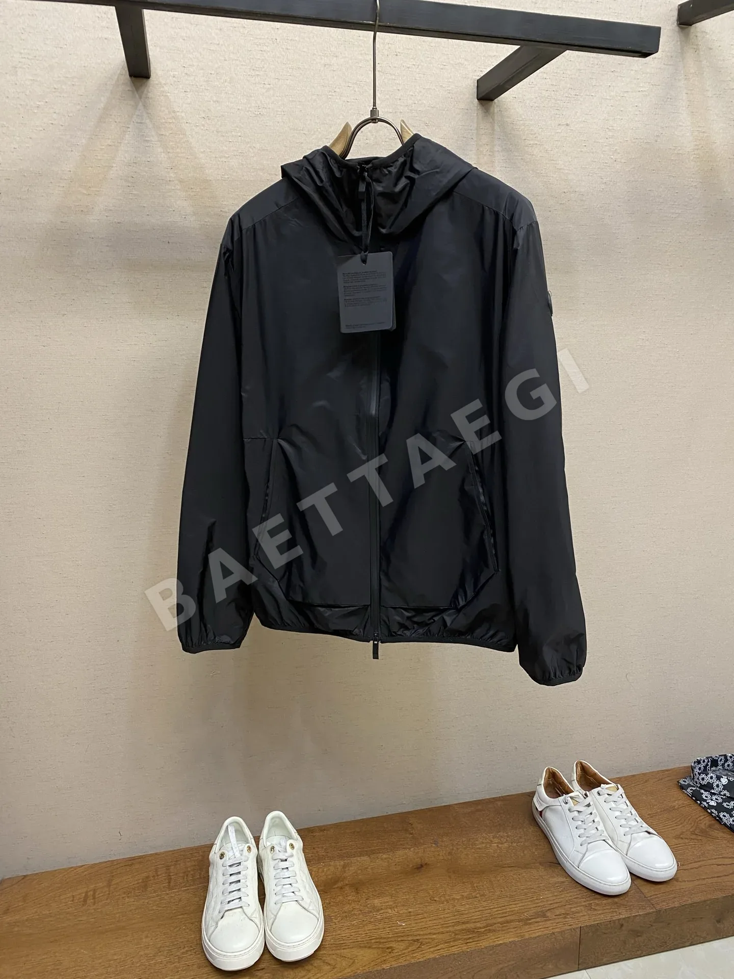 몽클레르 프린트 후드 나일론 자켓 146760