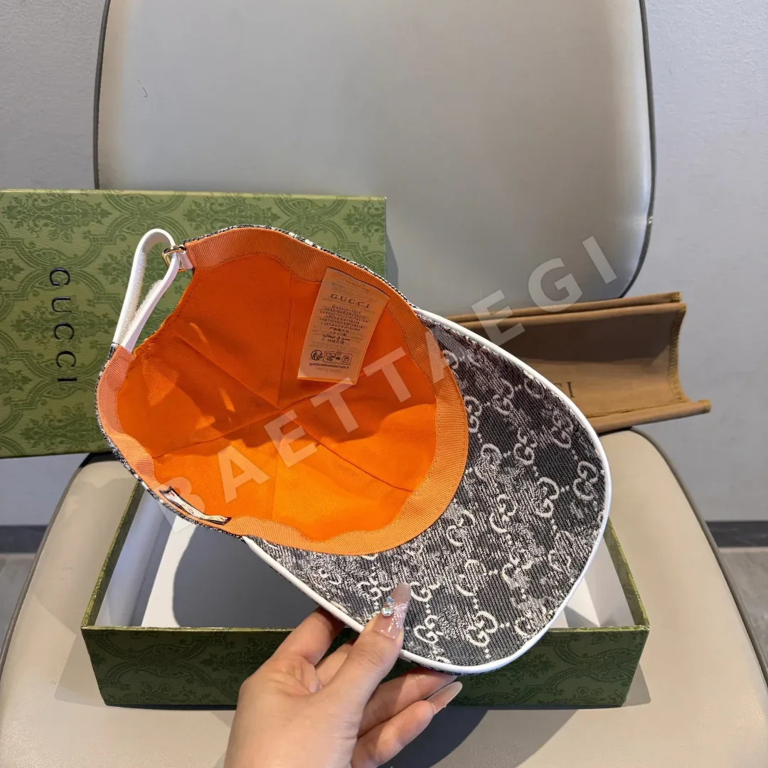 구찌 더블 G 데님 자카드 야구모자 상세 이미지 7