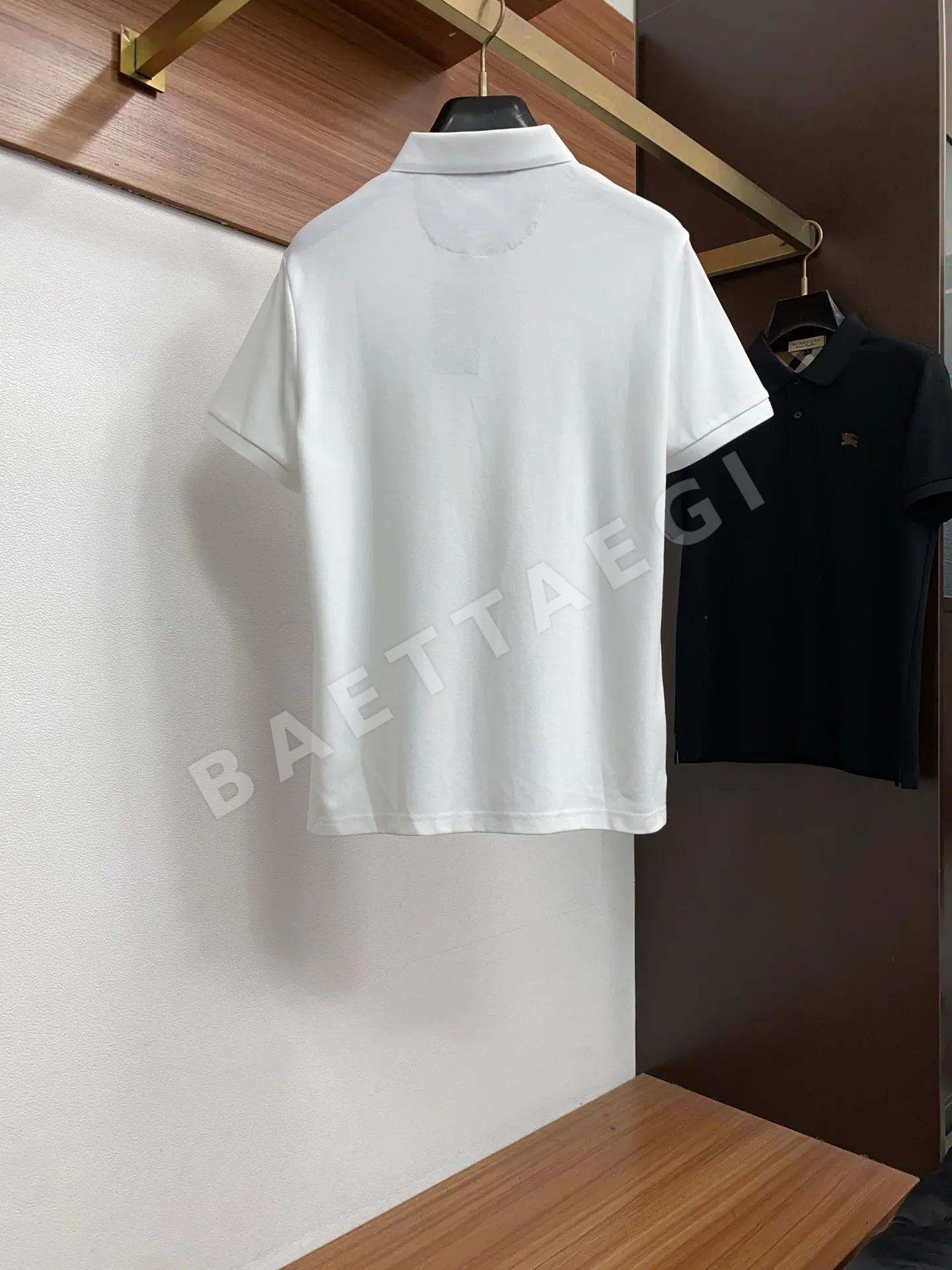 버버리 남성 비즈니스 카라 반팔 셔츠 상세 이미지 9