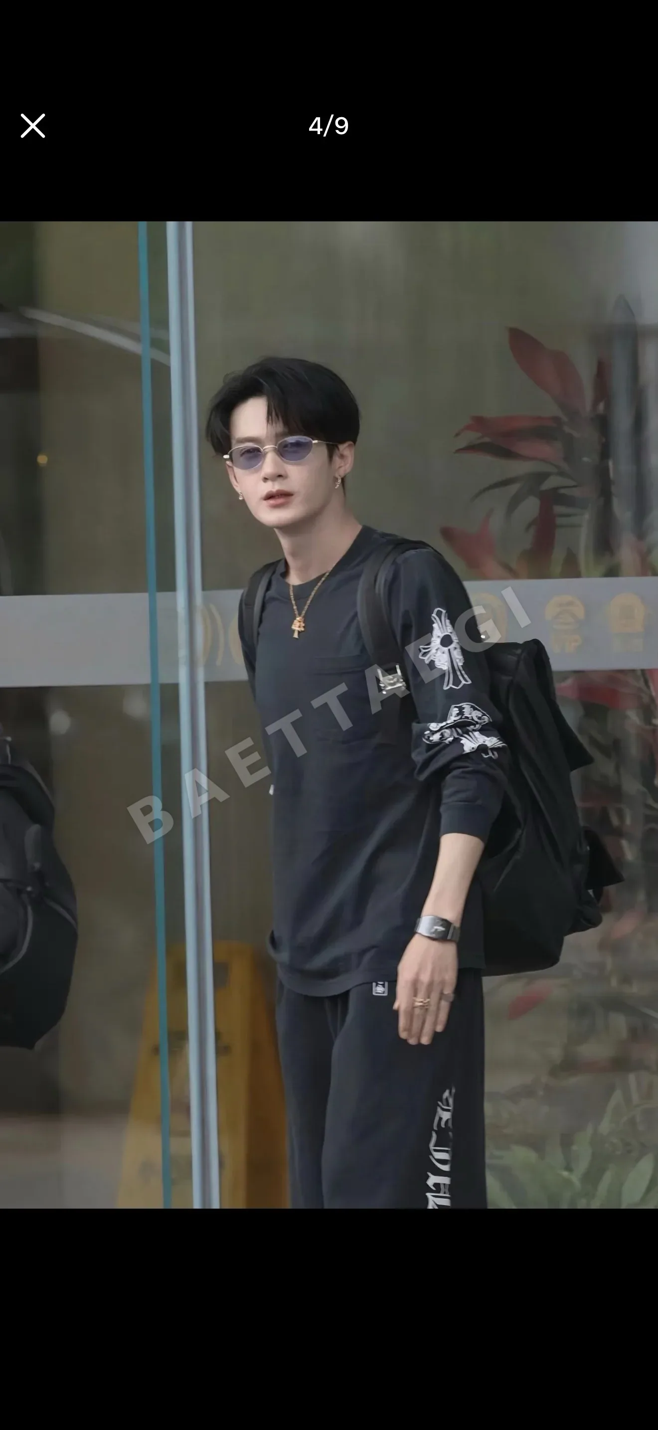 크롬하츠 워시드 블랙 긴팔 티셔츠 상세 이미지 23