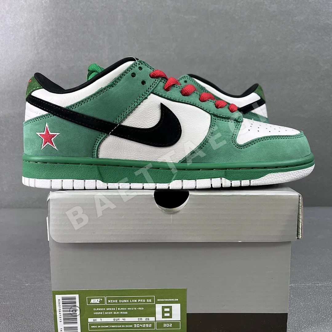 나이키 [TOP/S2] SB 덩크 로우 304292-302 200935 Nike SB Dunk Low Heineken