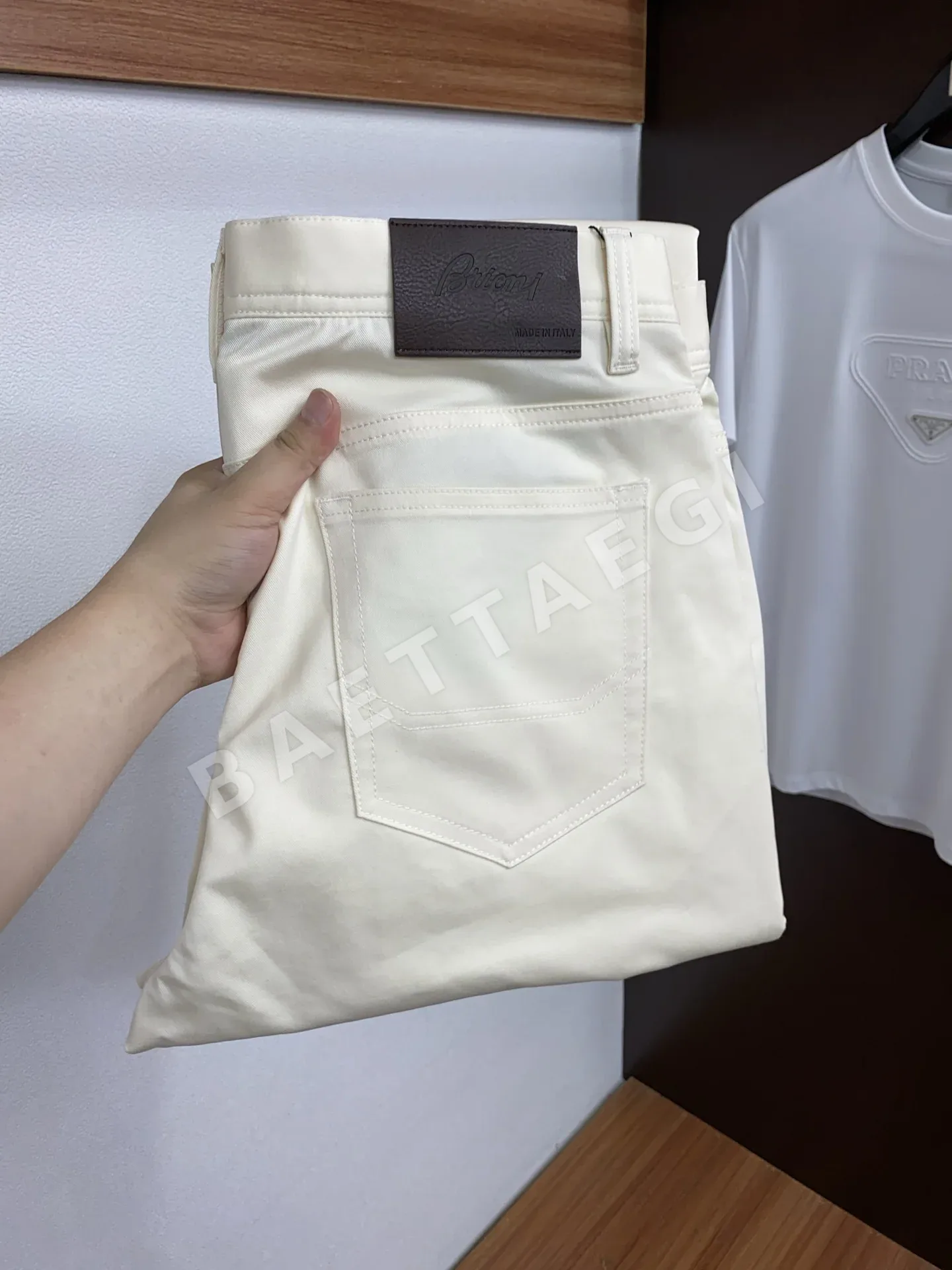 브리오니 스판 코튼 5 포켓 남성 바지 132377