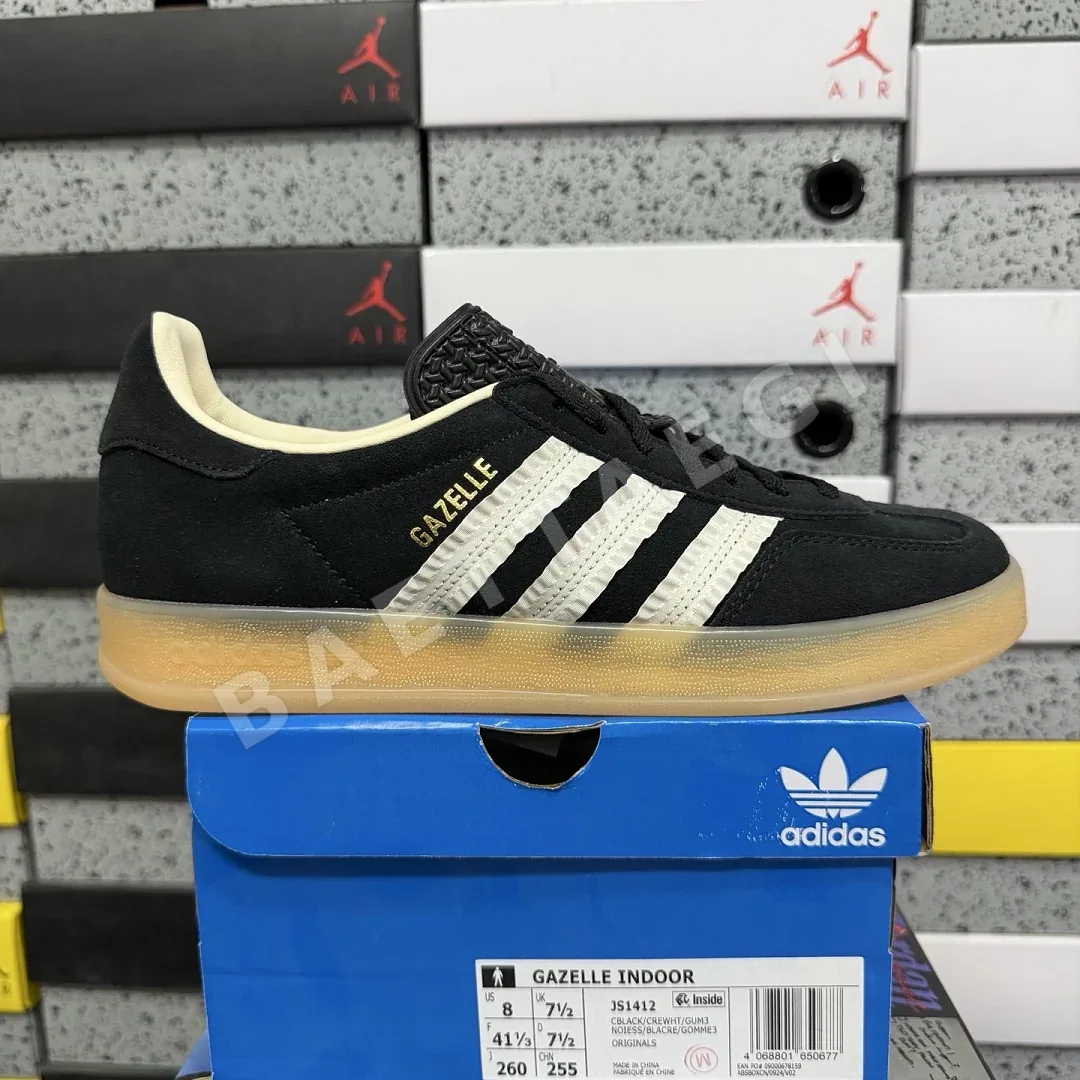 아디다스 [GOD] 가젤 인도어 JS1412 200830 Adidas Gazelle Indoor Core Black Cream White Gum
