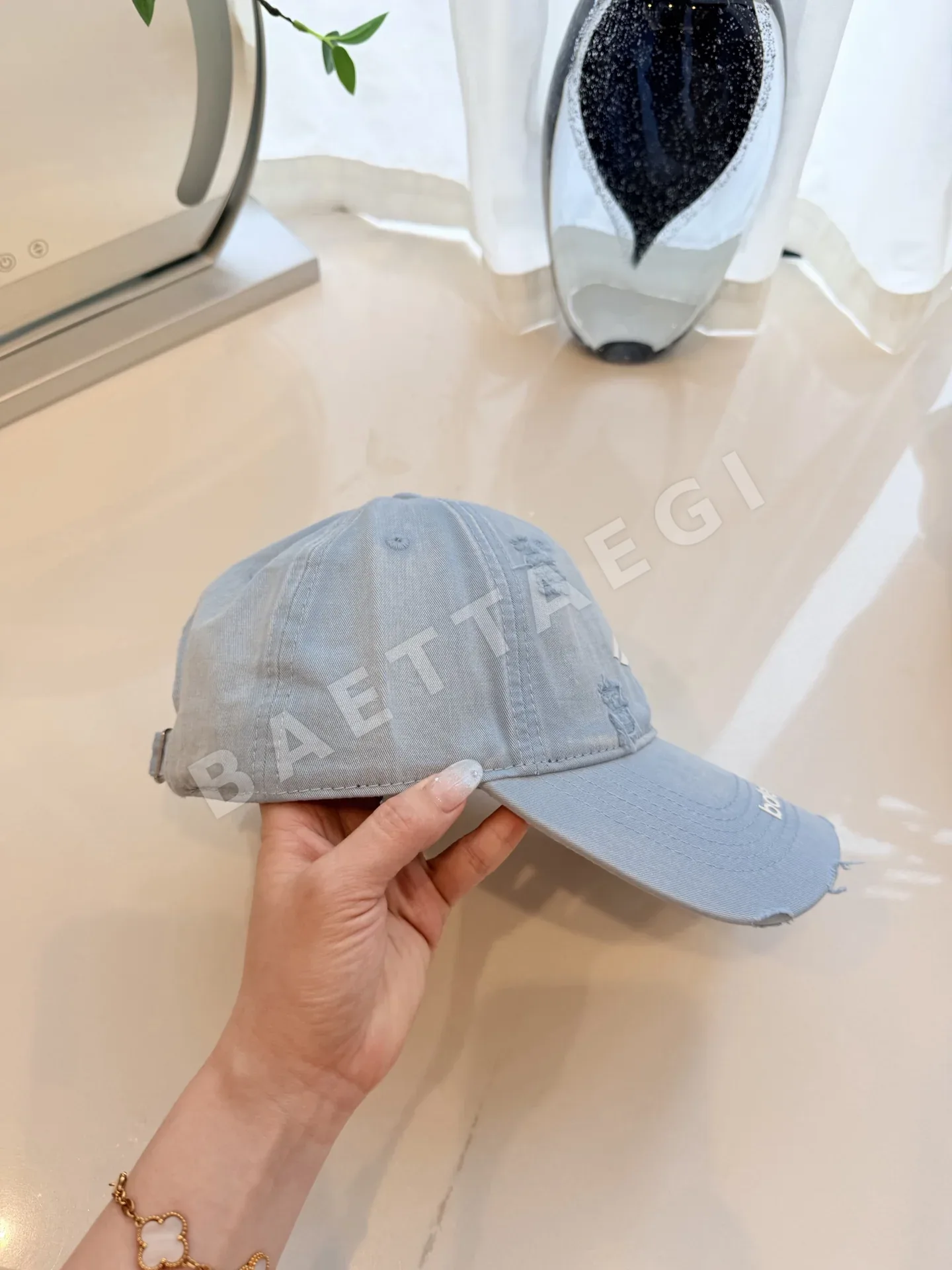 발렌시아가 마카롱 베이스볼 캡 상세 이미지 7