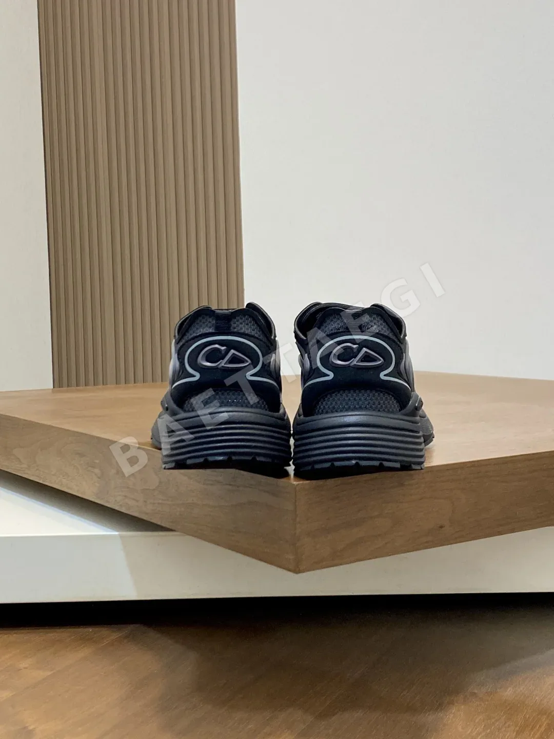 디올 B30 스니커즈 블루 나일론 CD30 로고 상세 이미지 8