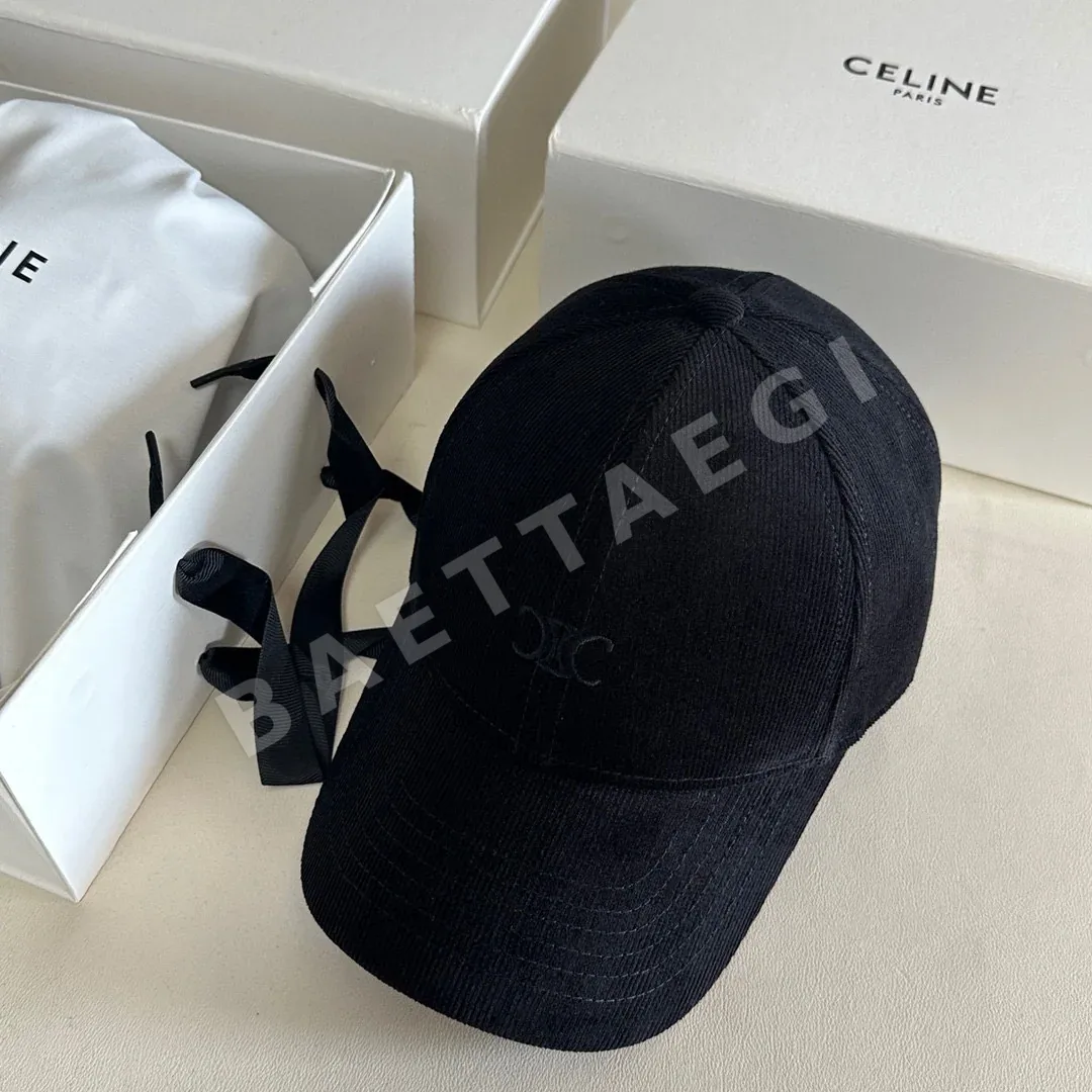 셀린느 블랙 코듀로이 캡 상세 이미지 7