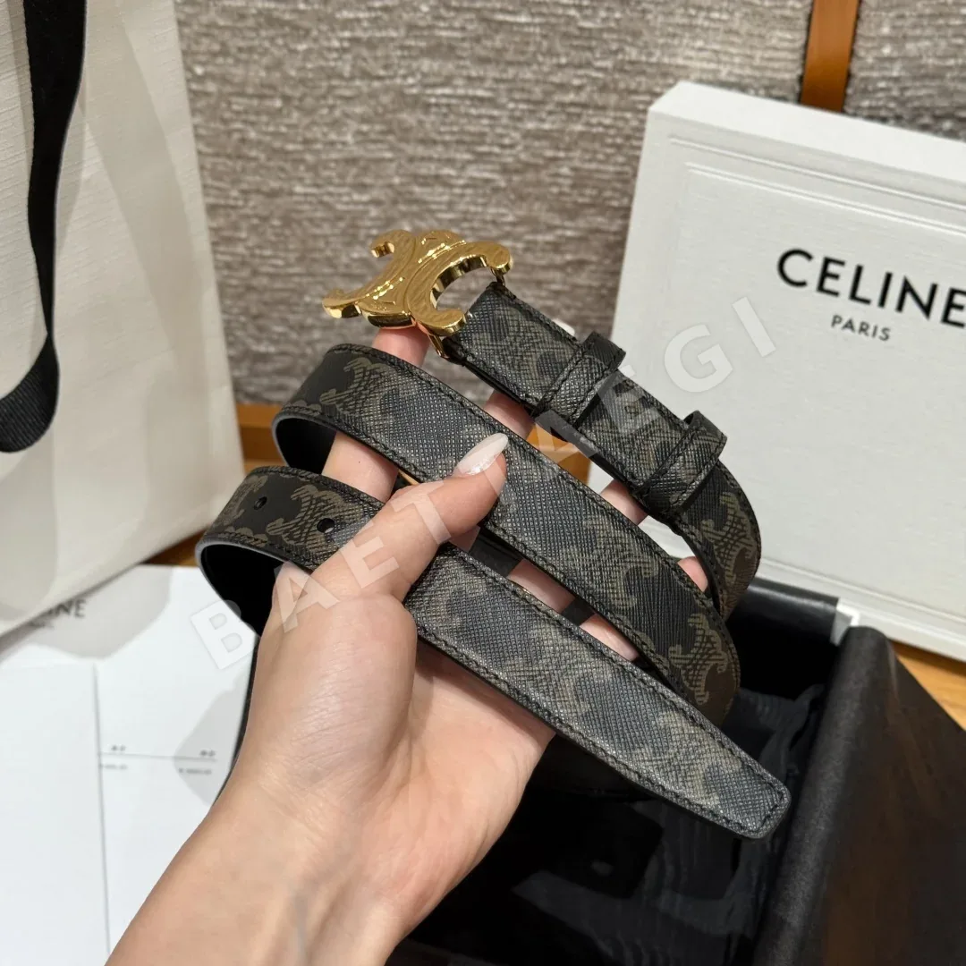 셀린느 트리옴프 양면 가죽 벨트 상세 이미지 2