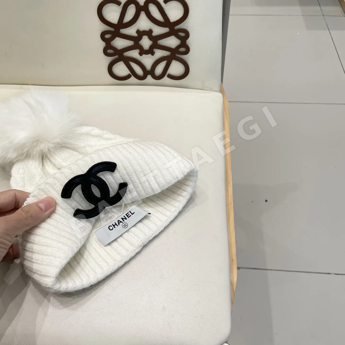 샤넬 울 니트 비니 상세 이미지 9