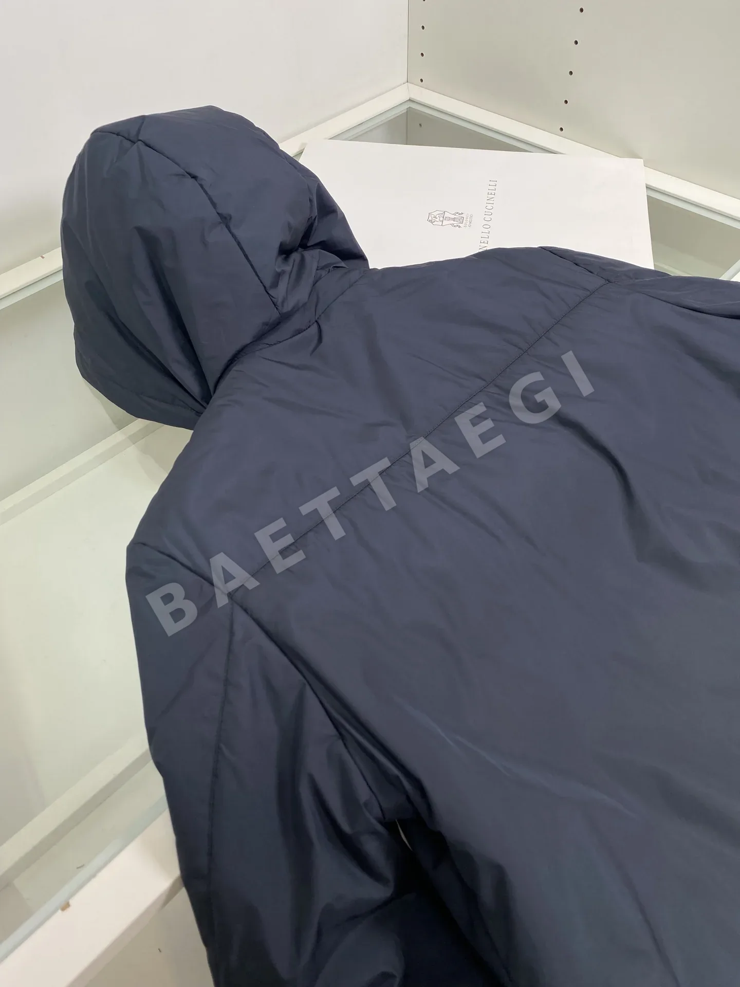 브루넬로쿠치넬리 클래식 퀼팅 후드 자켓 상세 이미지 9