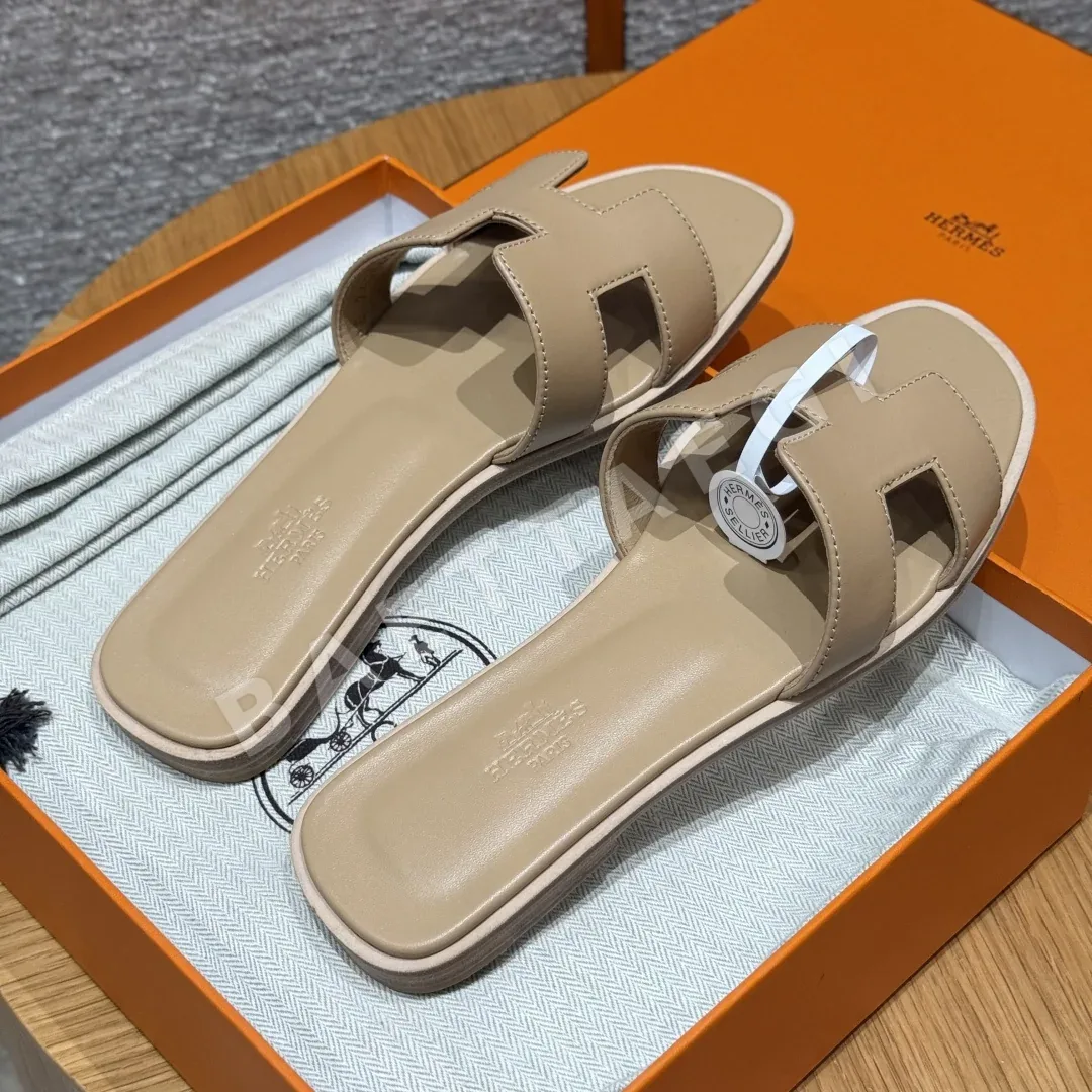 에르메스 오란 램스킨 슬리퍼 상세 이미지 4