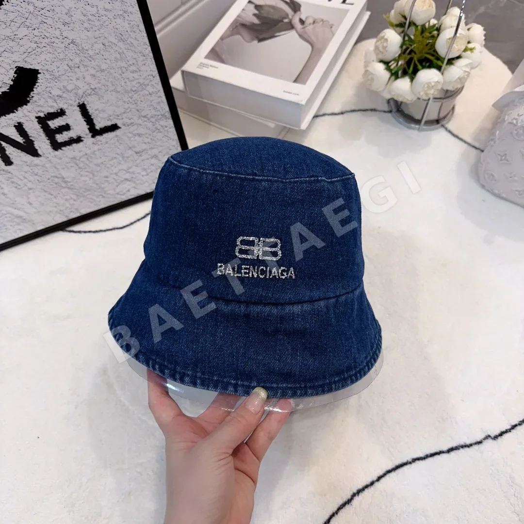 발렌시아가 데님 피셔맨 모자 상세 이미지 2