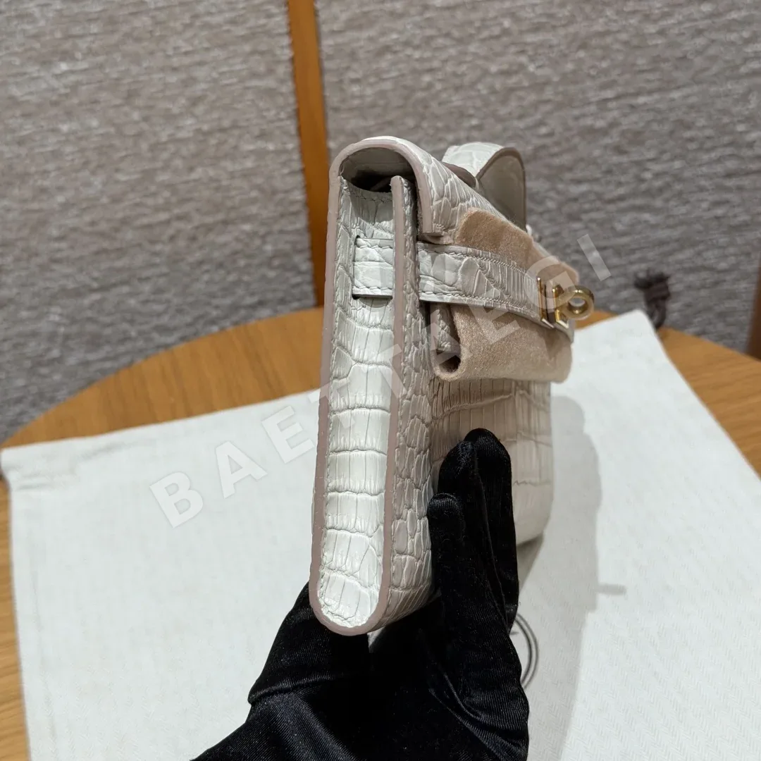 에르메스 켈리컷 크로코다일 지갑 상세 이미지 3