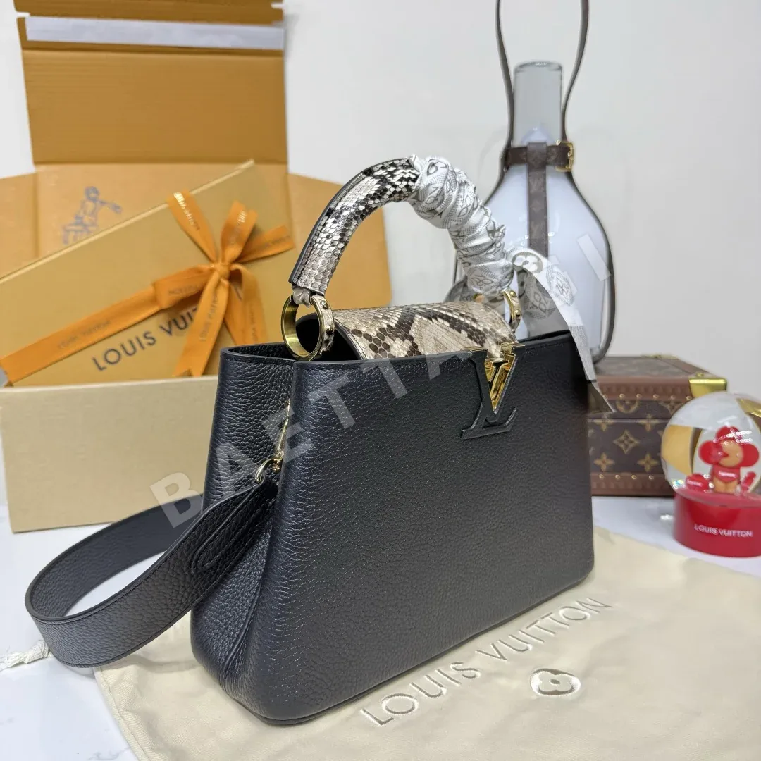 루이비통 캡슐린 BB 스네이크스킨 핸드백 N85516 상세 이미지 2