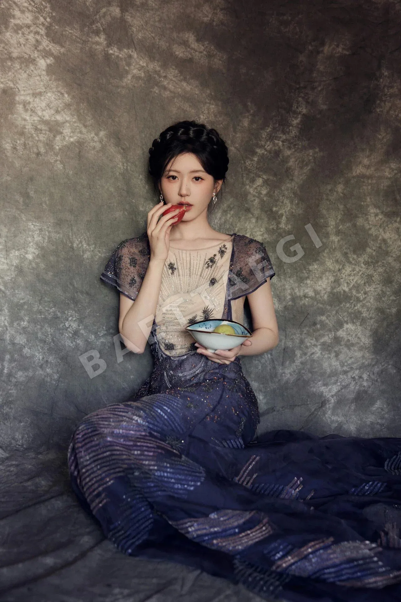 불가리 부채꼴 모자이크 장식 귀걸이 상세 이미지 2