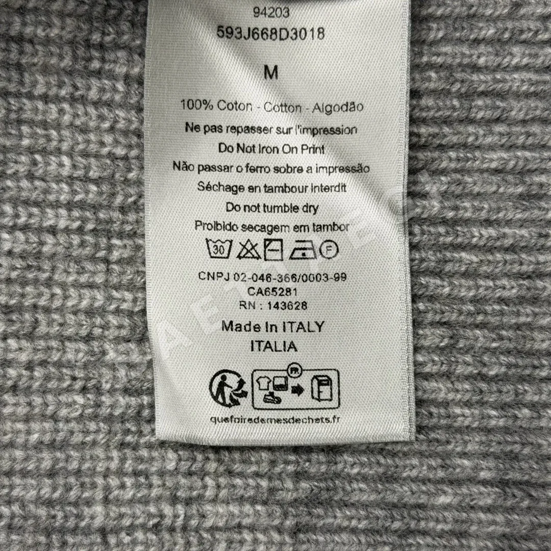 디올 울 알파카 혼방 남성 니트 상세 이미지 9