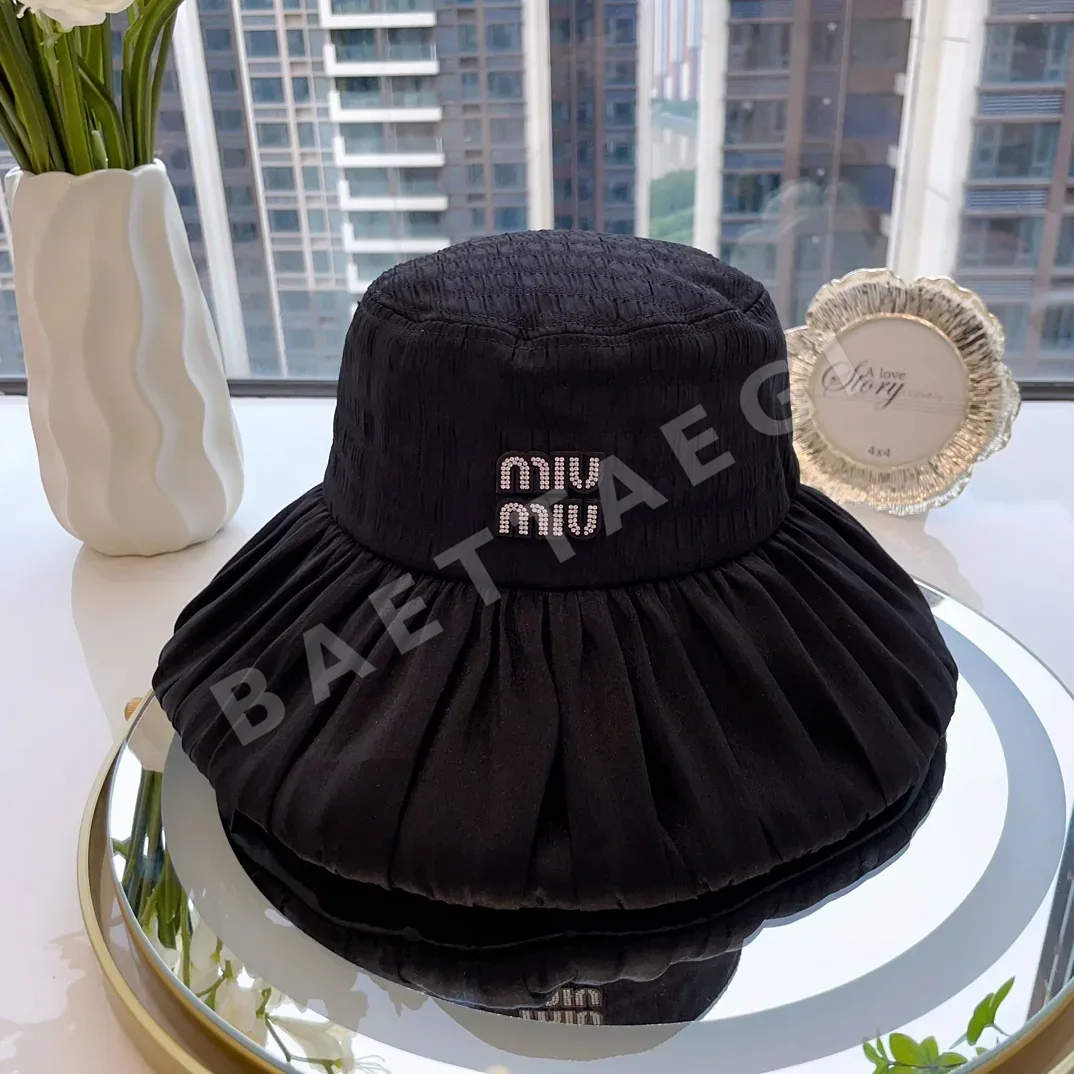 미우미우 시폰 UV 차단 피셔맨 햇 상세 이미지 8