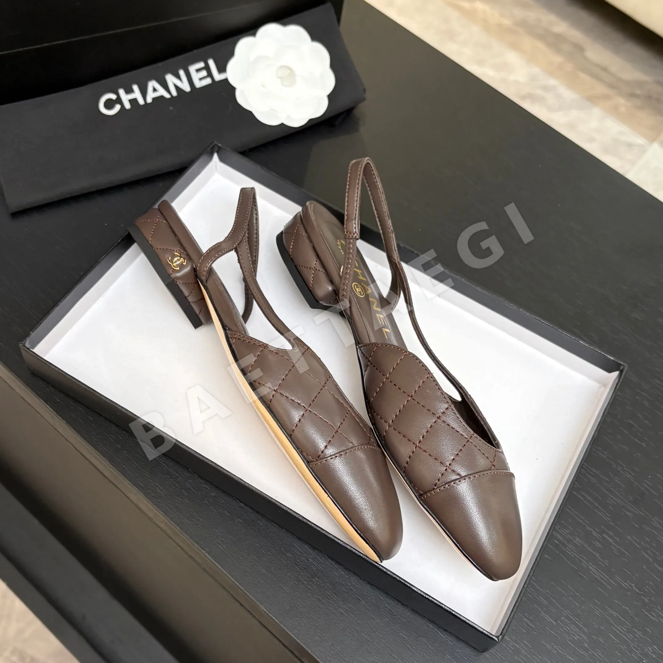 샤넬 클래식 슬링백 힐 상세 이미지 6