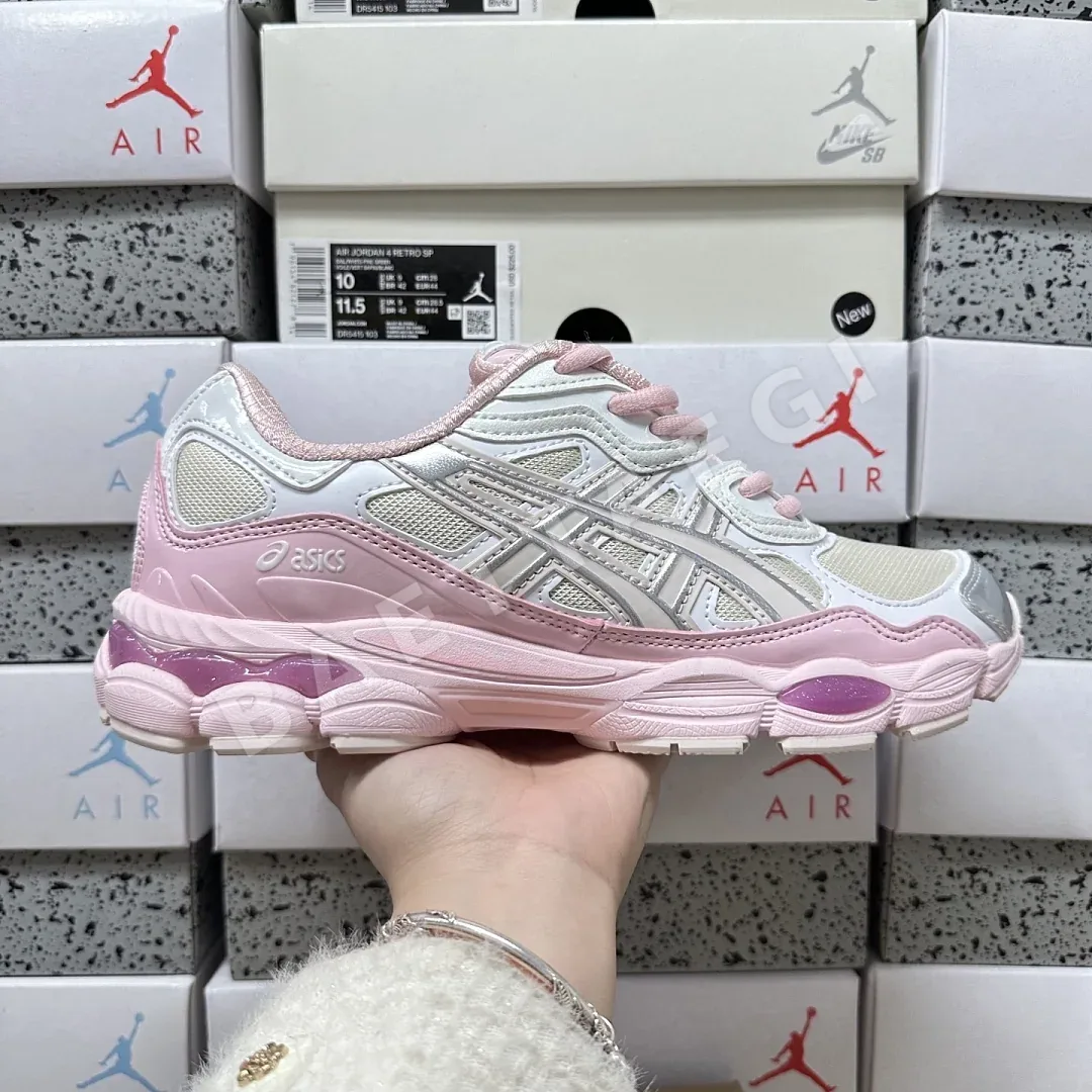 아식스 [WZ] 젤 NYC 1203A571-100 200392 Asics Gel-NYC Kicki Yang Zhang Pink Cream 상세 이미지 8