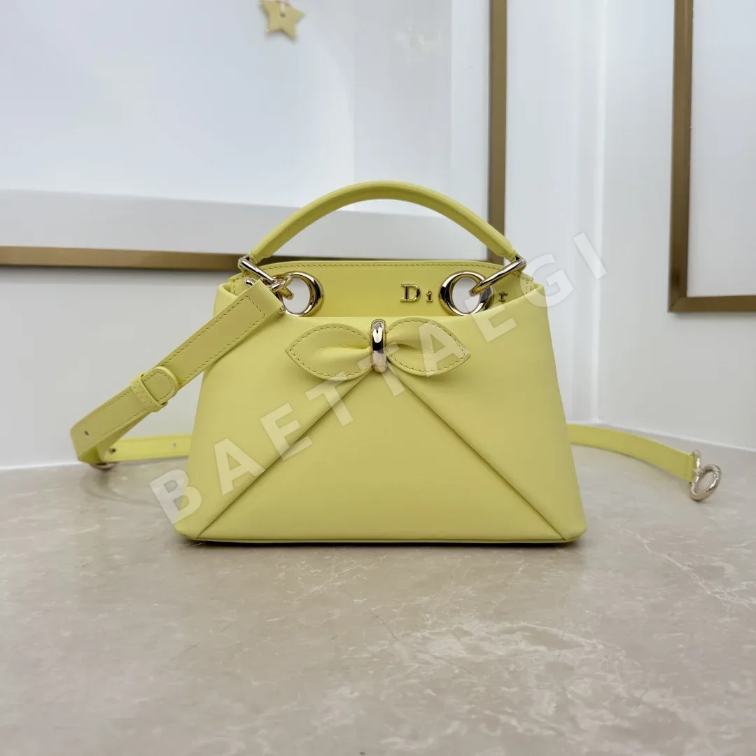 디올 리본 사다리꼴 핸드백 상세 이미지 1