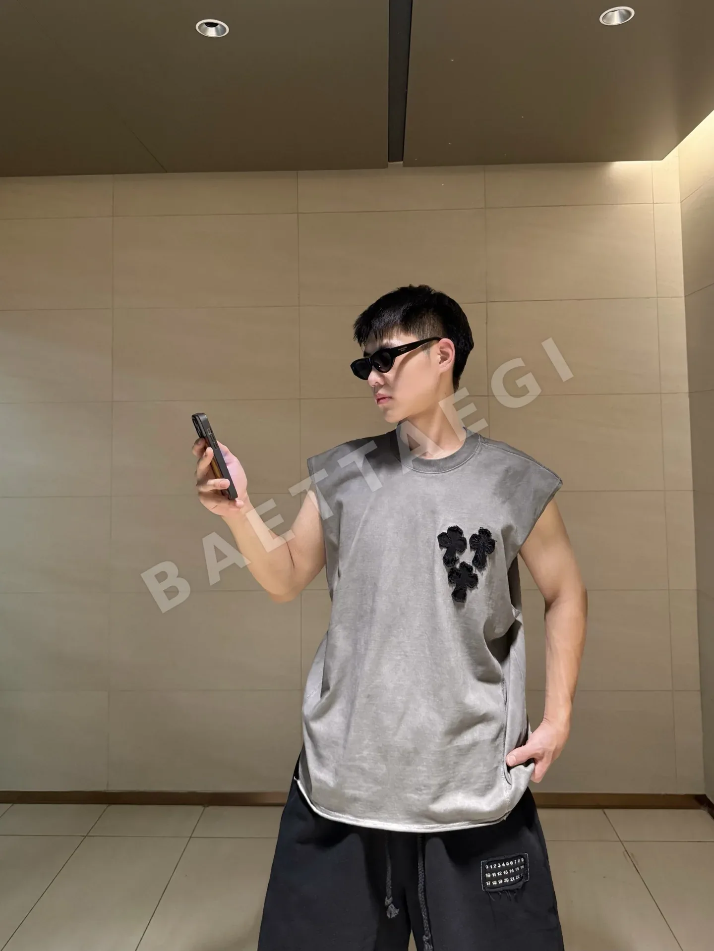 크롬하츠 남성 반팔 티셔츠 상세 이미지 2