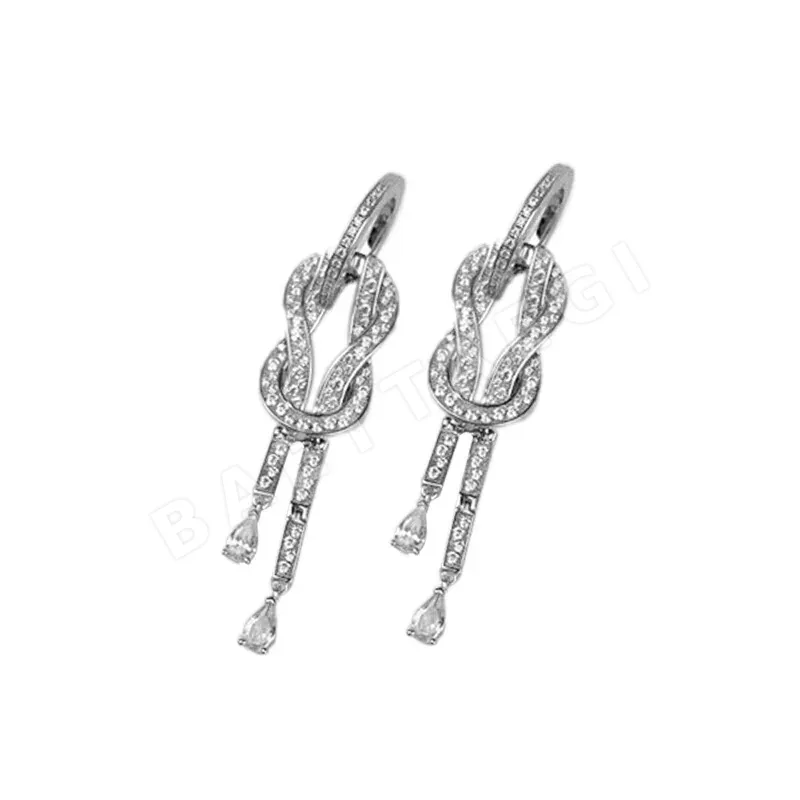 프레드 다이아몬드 태슬 귀걸이 상세 이미지 2