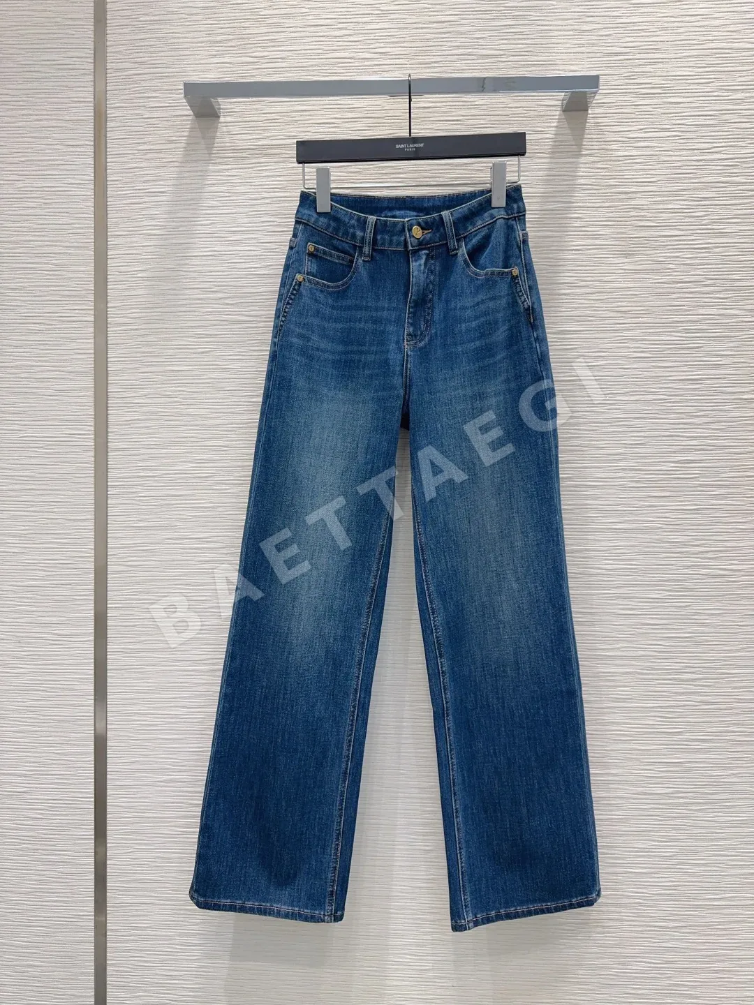 생로랑 3D 테일러드 핏 여성 바지 153727